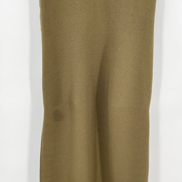 Cult Gaia | NWT Ambar Knit Dress in Nymph Olive Green Midi M - Picture 13 of 16